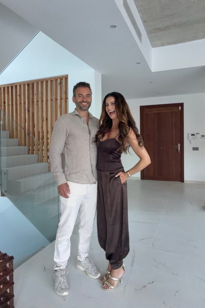 Danielle de Ridder samen met Daan, klaar voor een avondje uit